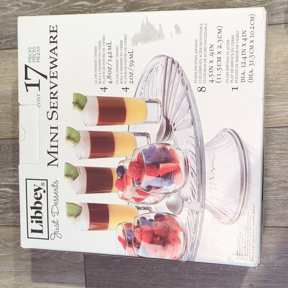 Libbey Mini Serveware Set - Clear